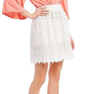 Chelsea & Violet white skirt